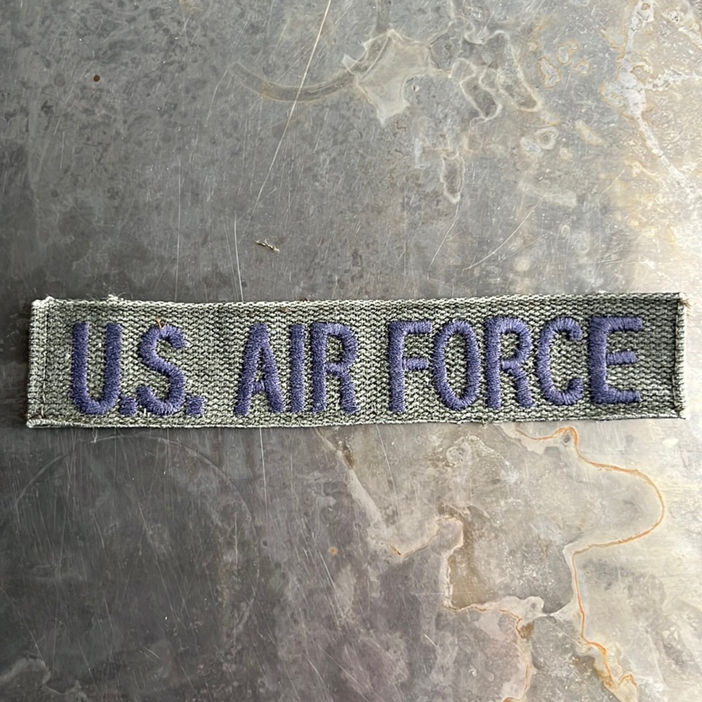 U.S. AIR FORCE embroidered tape patch - Vintage